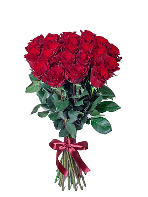 картинка, фото Охапка красных Эквадорских  роз от MarketFlowers.ru